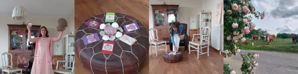 Charlotte Bosteels aan het werk met Sehoona kaarten – Sehoona individuele sessie